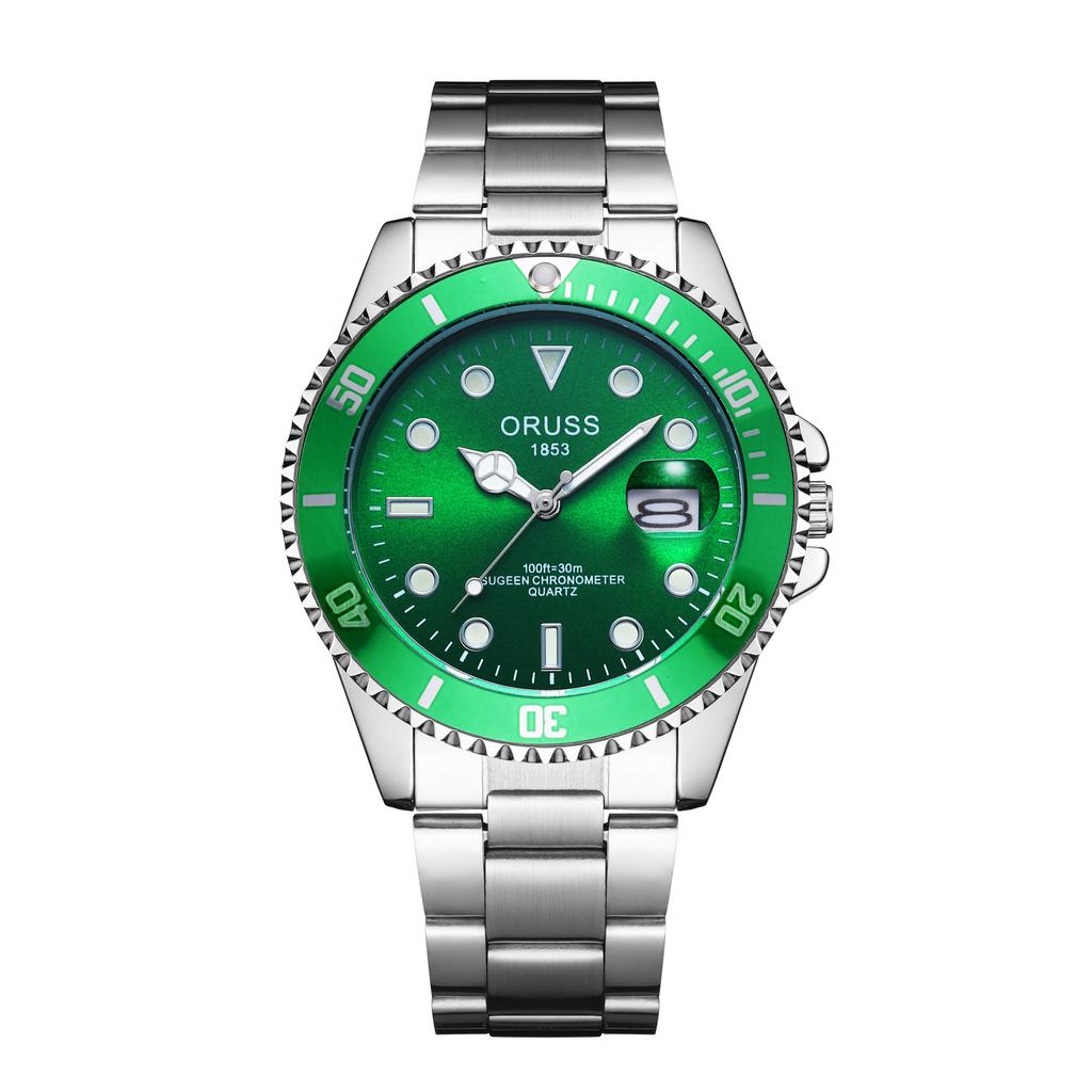 Reloj tipo Rolex - Azul y Verde