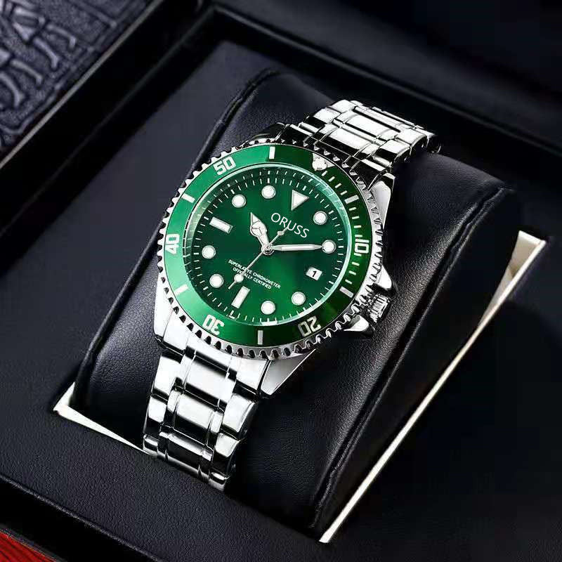 Reloj tipo Rolex - Azul y Verde