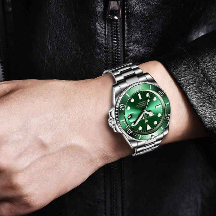 Reloj tipo Rolex - Azul y Verde